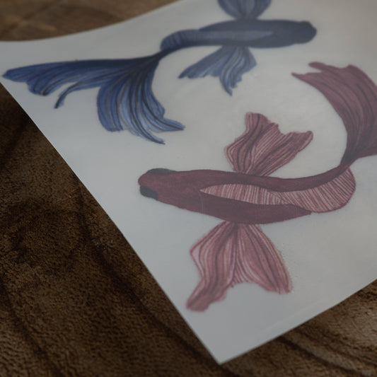 Bügelbild »Fische«