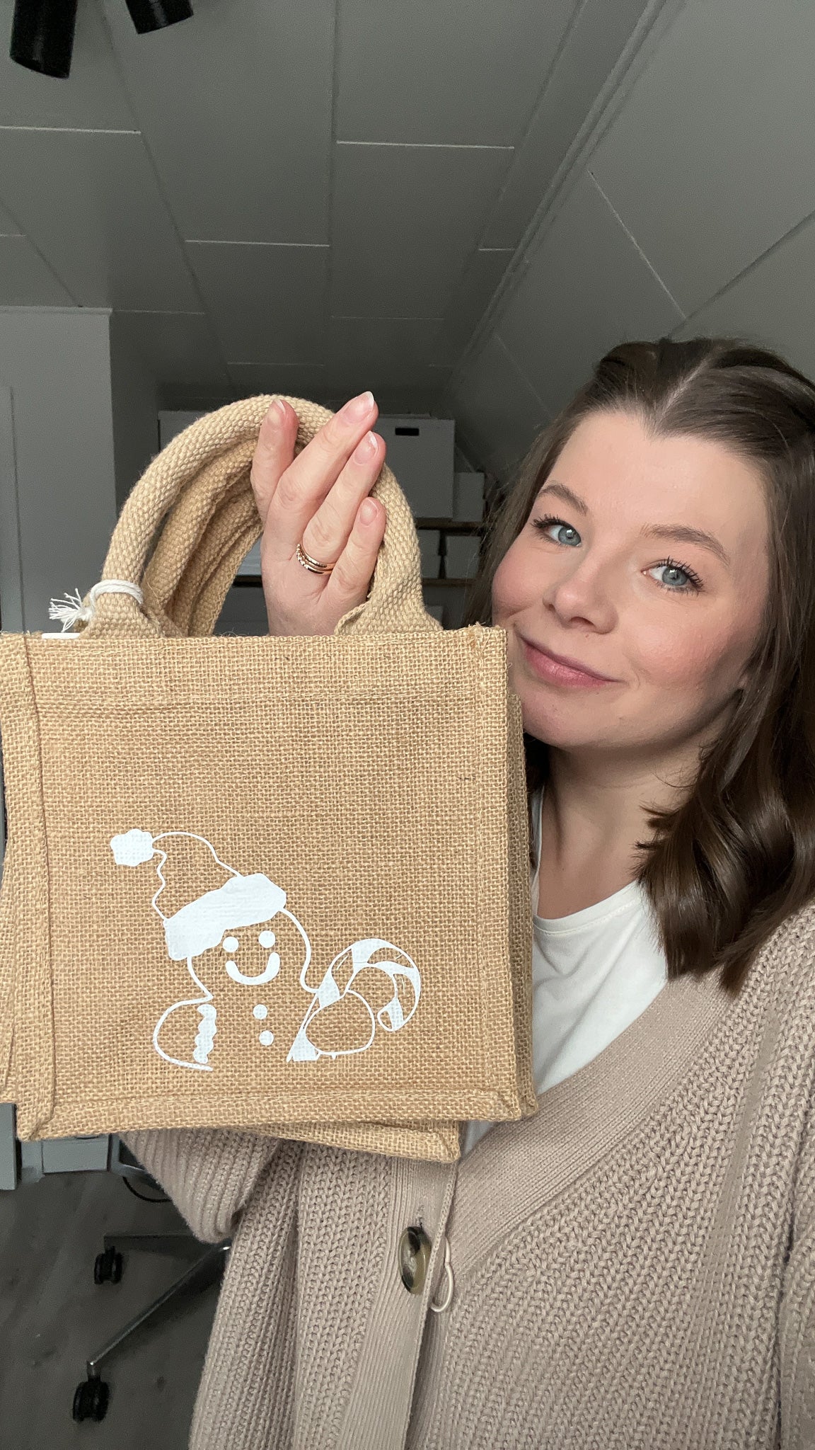 Jutetasche »Lebkuchen«- Nachhaltige Tasche