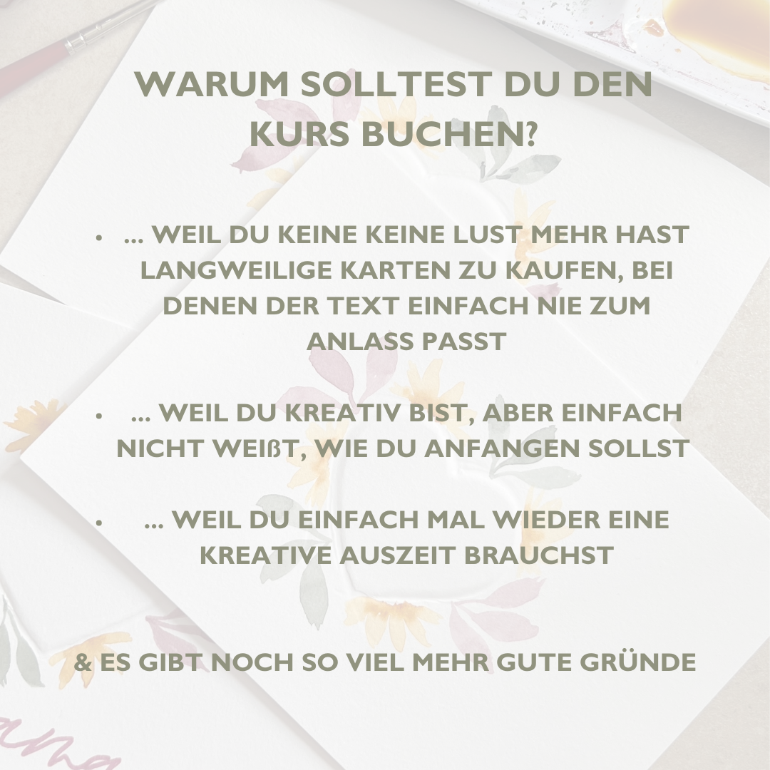 Aquarell meets Handlettering Workshop | 25.04.2025