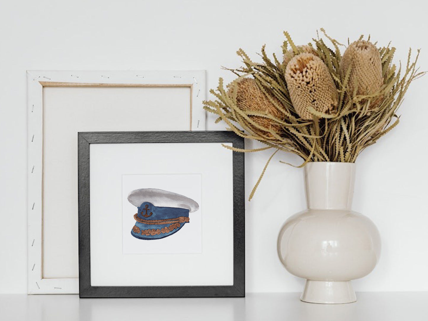 Kunstdruck | FineArt Print | Kapitänsmütze 10x10 cm/20x20 cm