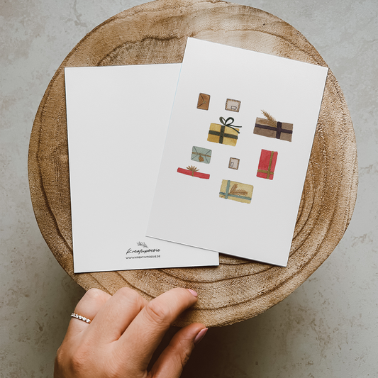 Postkarte »Geschenke«