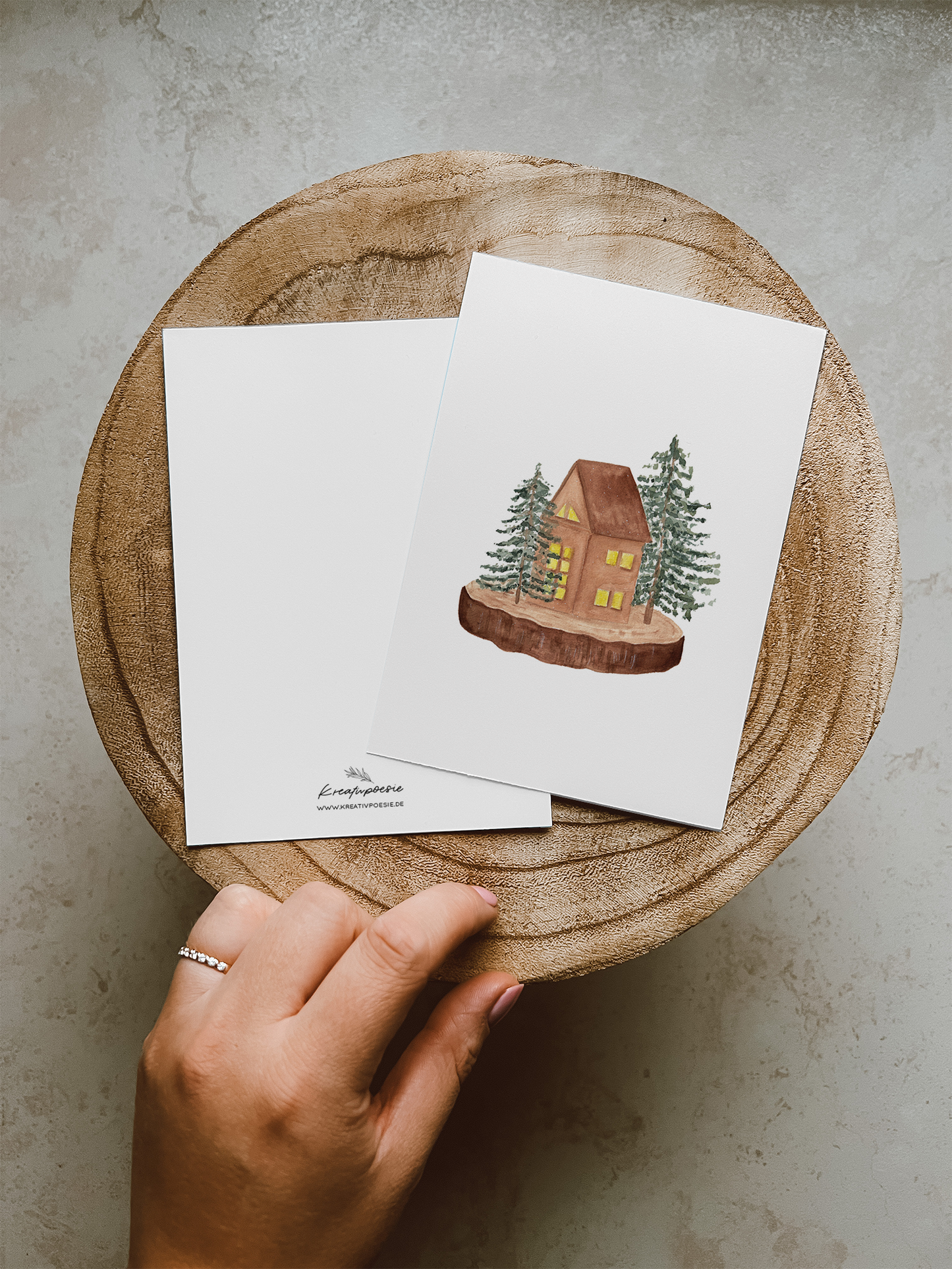 Postkarte »Tannenwald«, DIN A6