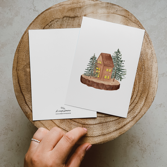 Postkarte »Tannenwald«