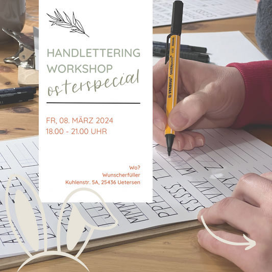 Hand- & Brushlettering Workshop - Osterspecial - | 08.03.2024