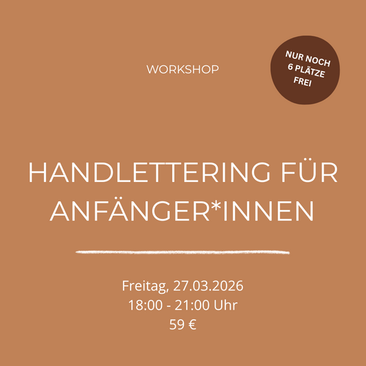 Handlettering Workshop | 27.03.2026
