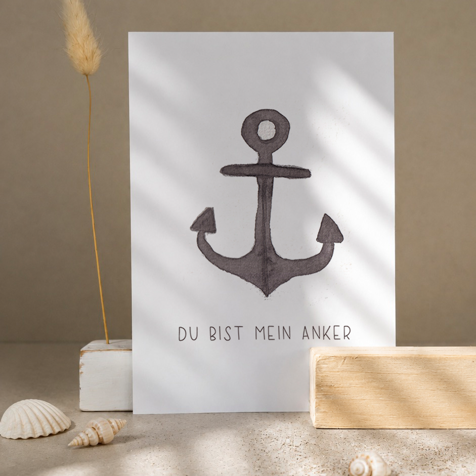 Postkarte »Anker«