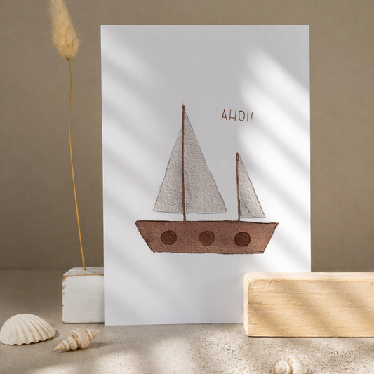 Postkarte »Boot«