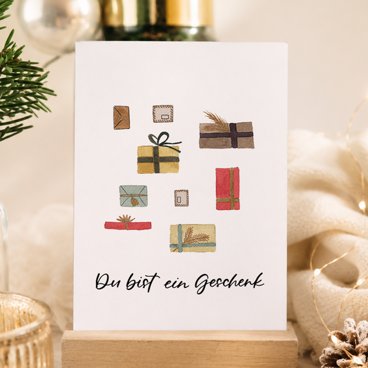 Postkarte »Du bist ein Geschenk«
