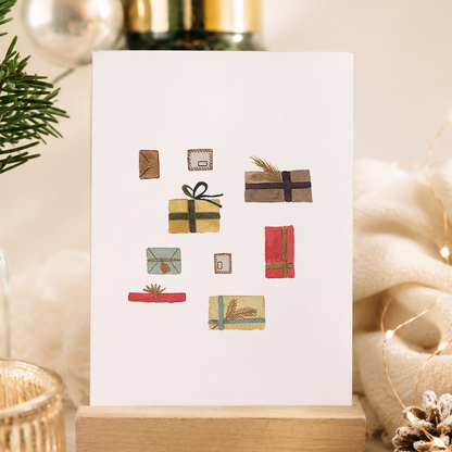 Postkarte »Geschenke«