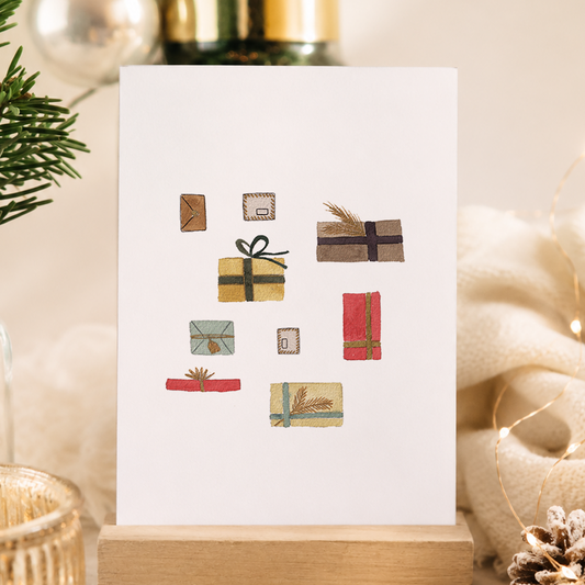 Postkarte »Geschenke«