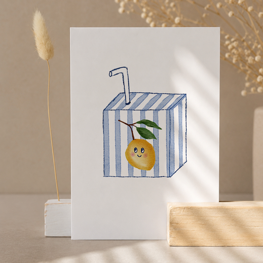 Postkarte »Zitronenlimo«