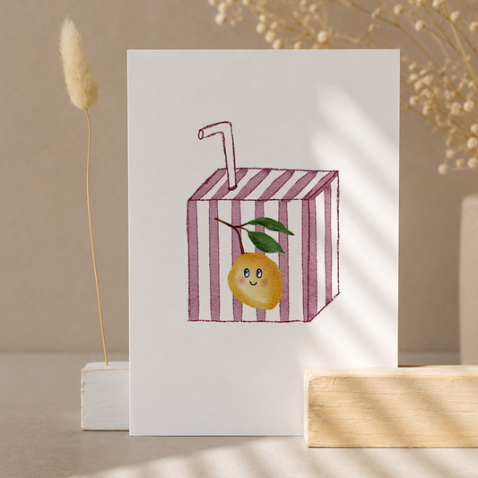 Postkarte »Zitronenlimo«