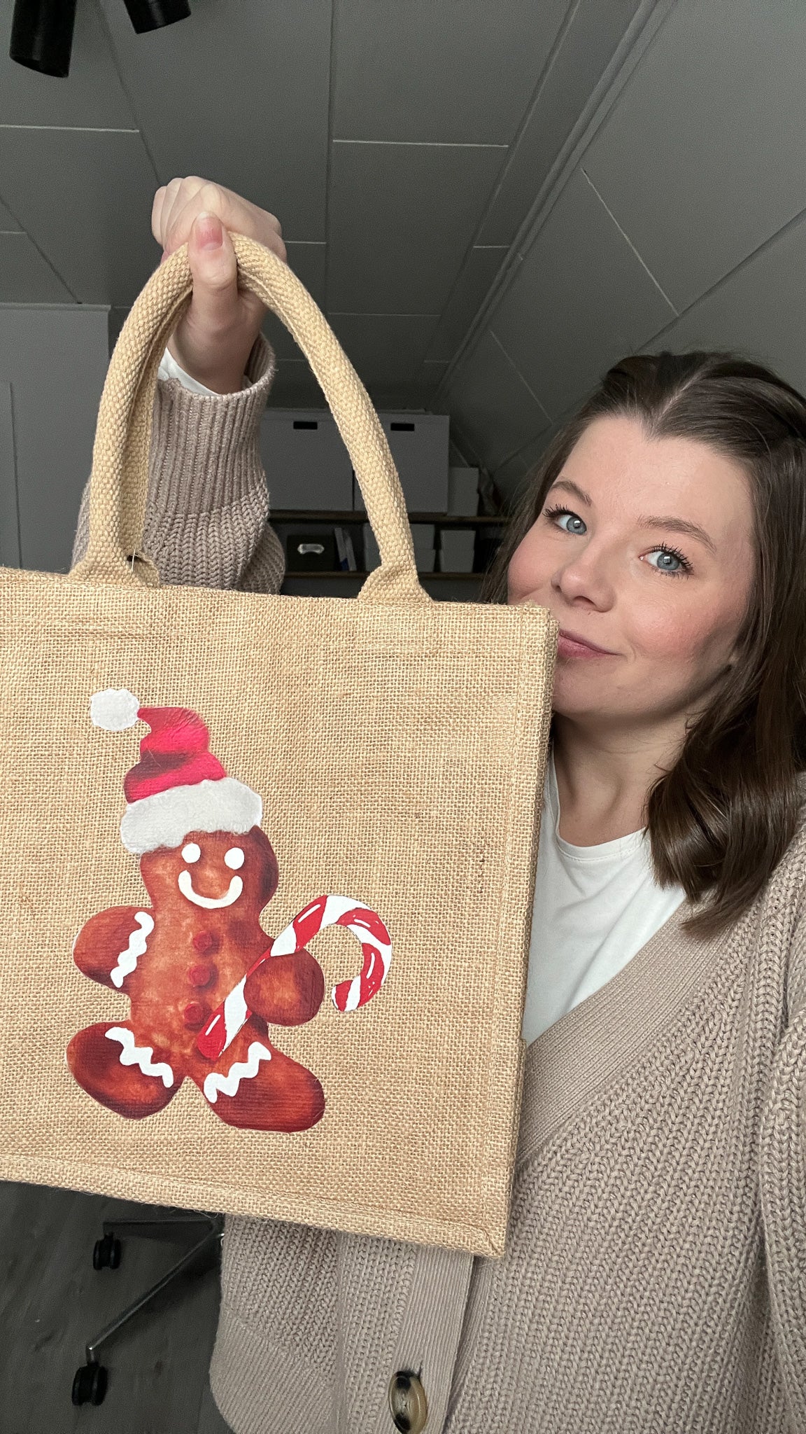 Jutetasche »Lebkuchen«- Nachhaltige Tasche