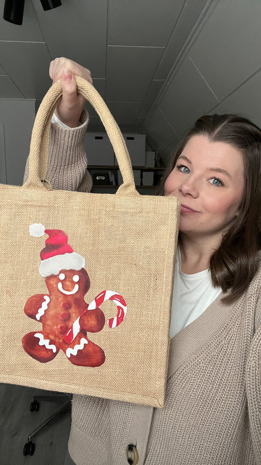 Jutetasche »Lebkuchen«- Nachhaltige Tasche