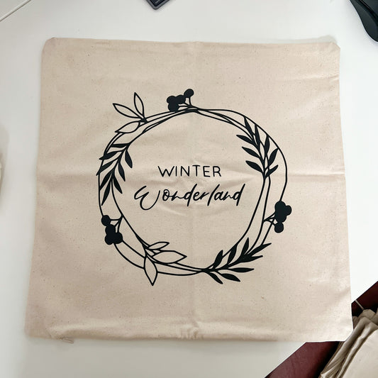 Kissenhülle 40 x 40 cm | versch. Wintermotive