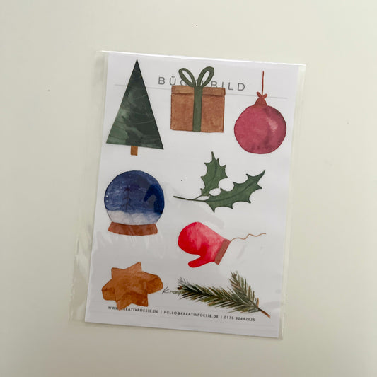 Bügelbild DIN A5 »Wintermischung 1« | Motiv zum Aufbügeln (Kopie)