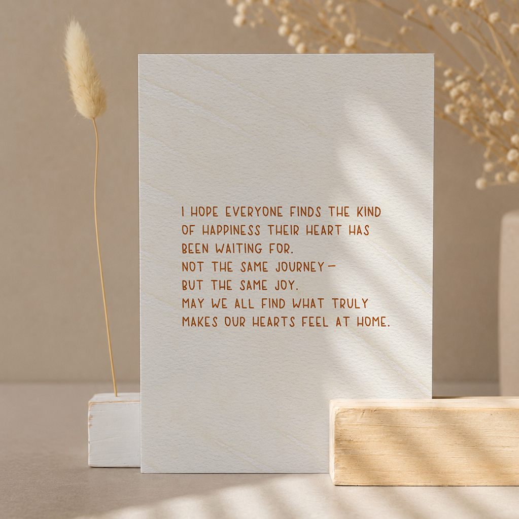 Postkarte »I hope that ...«