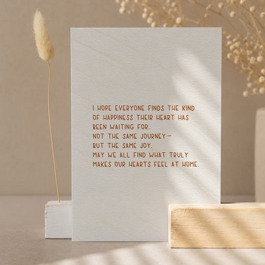 Postkarte »I hope that ...«