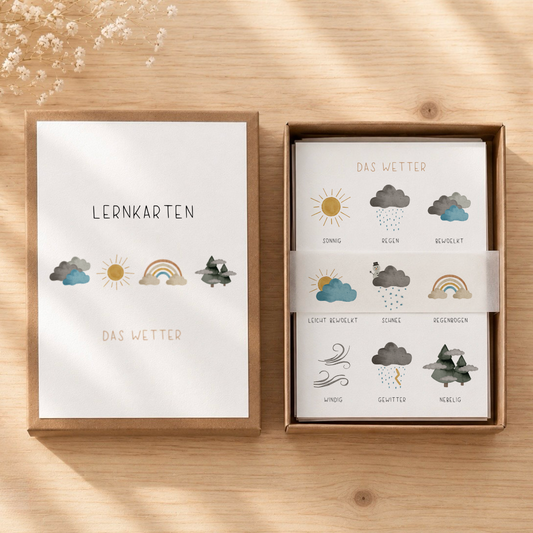 Lernkarten »Das Wetter«