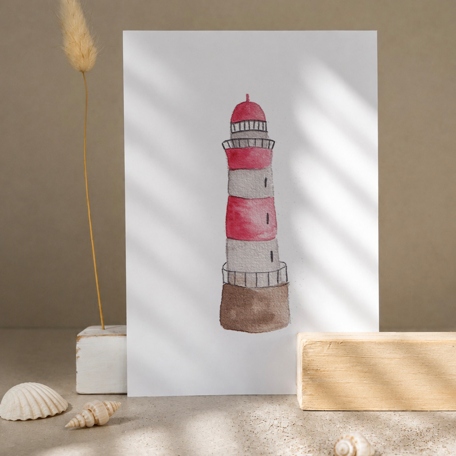 Postkarte »Leuchtturm«