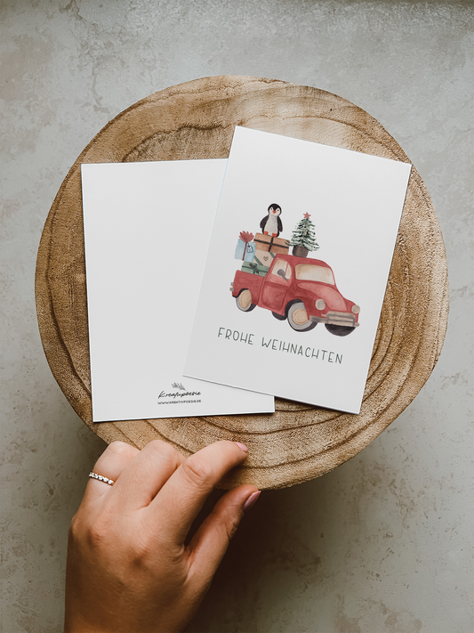 Postkarte »Weihnachtsexpress«, DIN A6