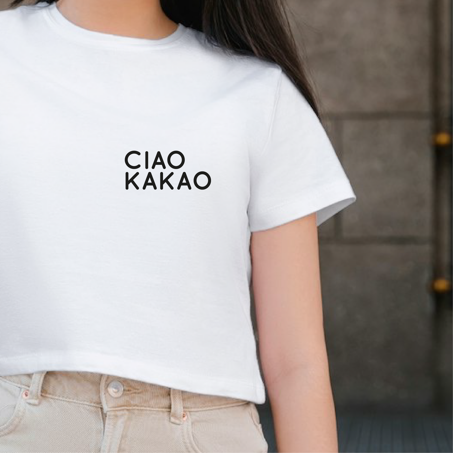 Bügelbild »Ciao Kakao«