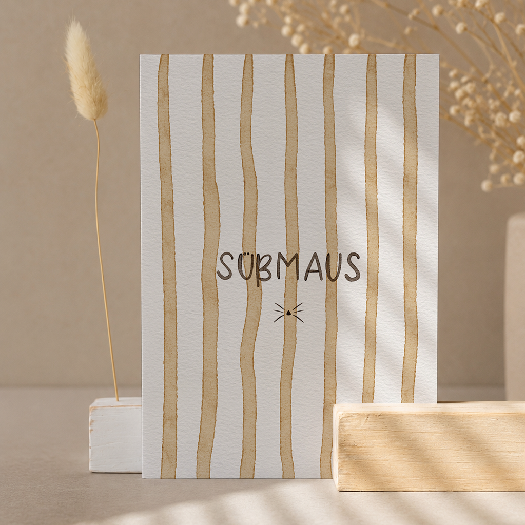 Postkarte »Süßmaus«