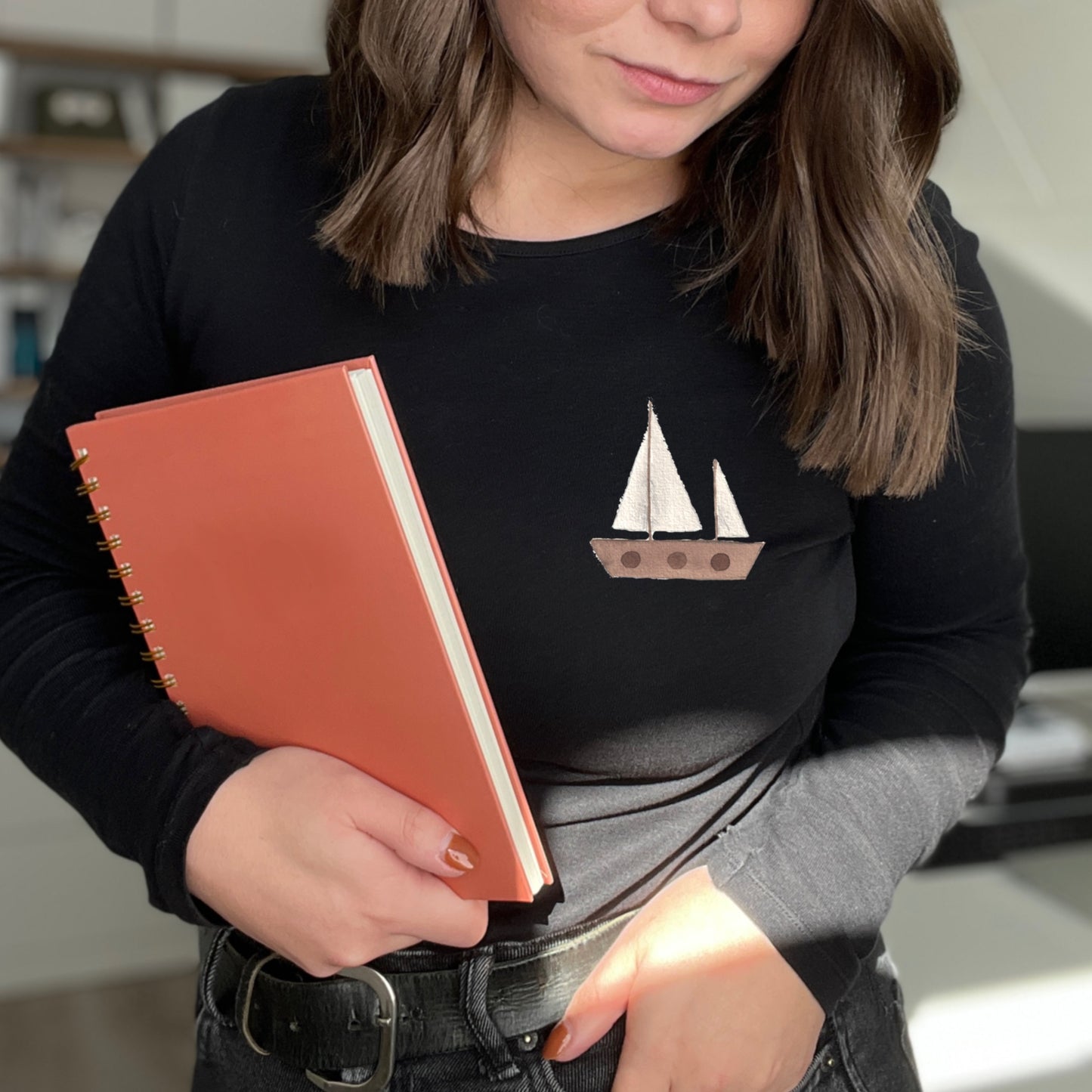 Bügelbild »Segelboot« | Motiv zum Aufbügeln