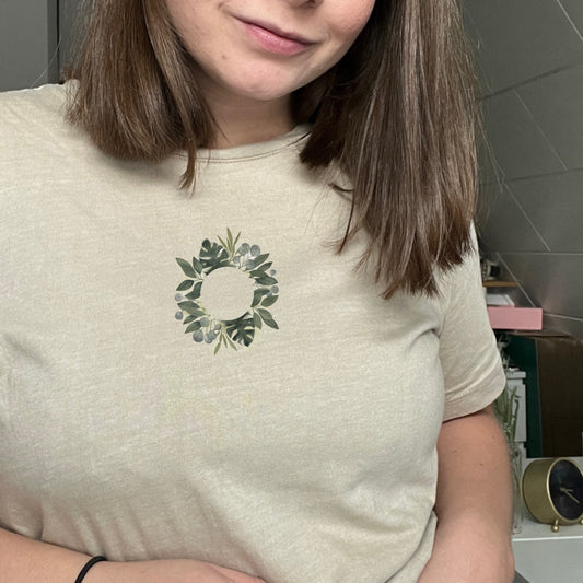 Bügelbild »Kranz« | Motiv zum Aufbügeln