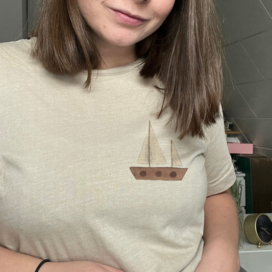 Bügelbild »Segelboot« | Motiv zum Aufbügeln