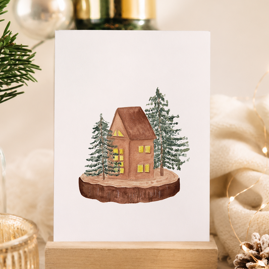 Postkarte »Tannenwald«